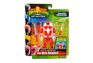 Power Rangers Head Flippin Basic Figures Assorted - Black Ranger